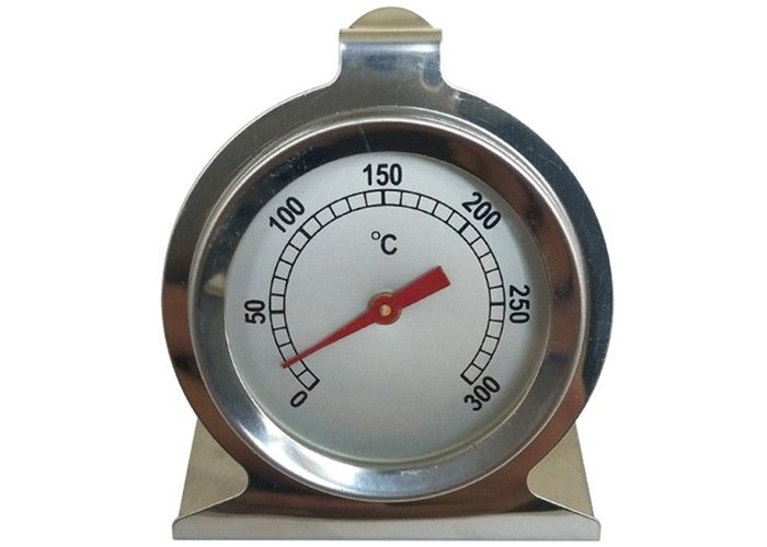 Stainless Steel Bimetal Inside Oven Thermometer , Heat Resistant Oven Temperature Thermometer