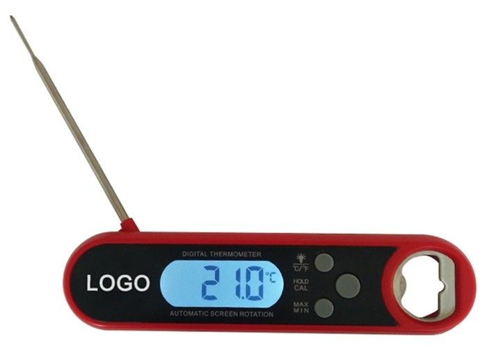 Fast Read Digital Food Thermometer Wide Measuring Range For Oil / Milk Cooking
