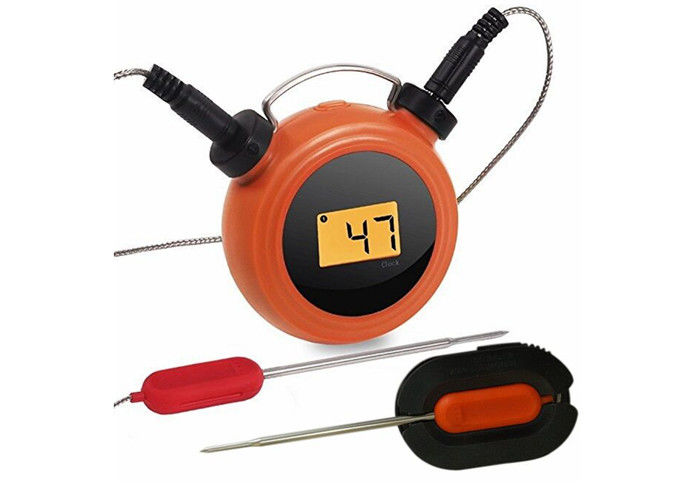 Wireless Remote Digital Kitchen Thermometer Mobile Operated With Dual Probes