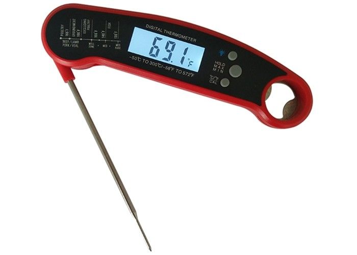 Auto Off Water Resistant Digital Thermometer With Magnet -58°F To 572°F
