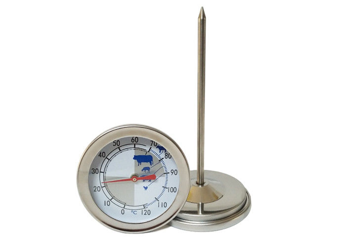 Dial Instant Read Meat Thermometer / 3" Stainless Steel Probe Meat Cooking Thermometer