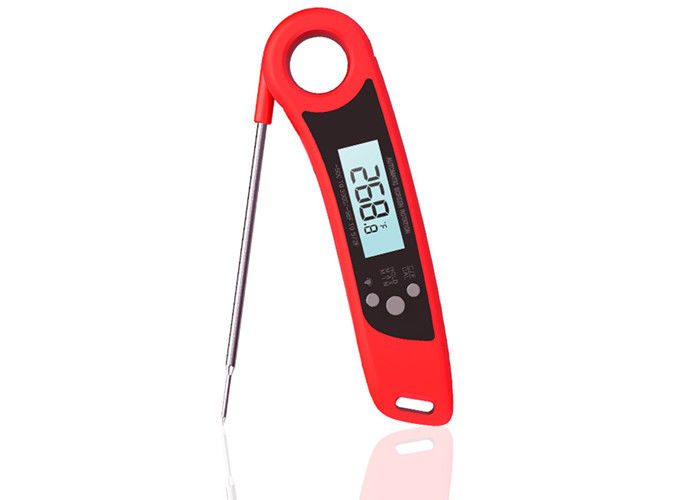 Folding Digital Food Thermometer With Stainless Steel Probe 1.75mm Needle Tip