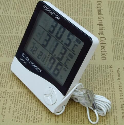 Indoor / Outdoor Digital Hygrometer Temperature Thermometer LCD Display Humidity Hygrometer