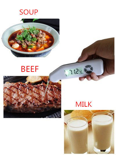 Folding Kitchen Digital Food Thermometer IP67 High Accuracy Instant Read