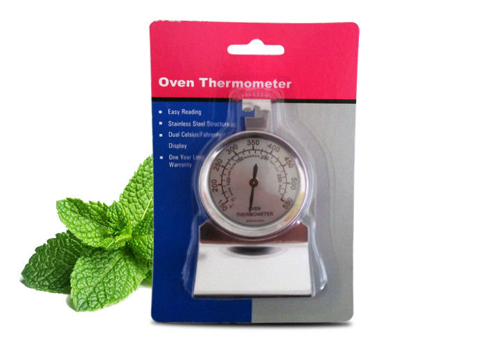 Instant Read Meat Thermometer Bimetal Dial Thermometer For Oven Grill