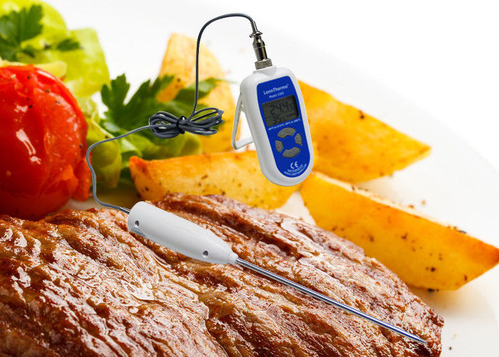 Industrial Flip Stand Digital Temperature Thermometer Long Stem For Cheese Making