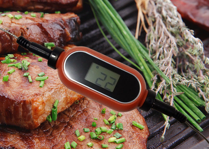 Long Range Wireless Electronic Bbq Thermometer Bluetooth With Double Probe