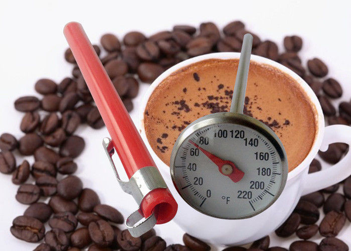 1" Dial Diameter Coffee Milk Thermometer High Accuracy Instant Read Analog Display