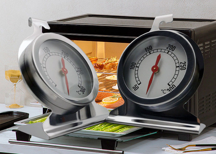 60mm Dial Stainless Steel Oven Meat Thermometer Instant Read FDA Approved