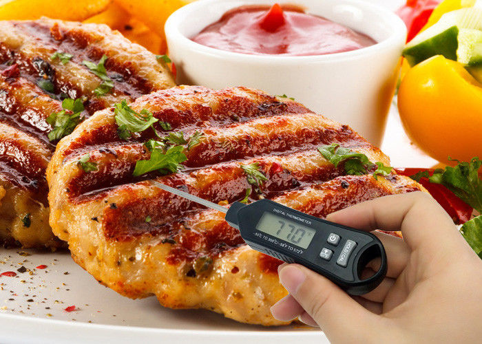Curved Design Handle Fast Read Digital Thermometer Instant Grill Thermometer
