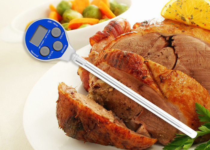 Professional Instant Read Thermometer Auto Calibration Round Face For Cooking Meat