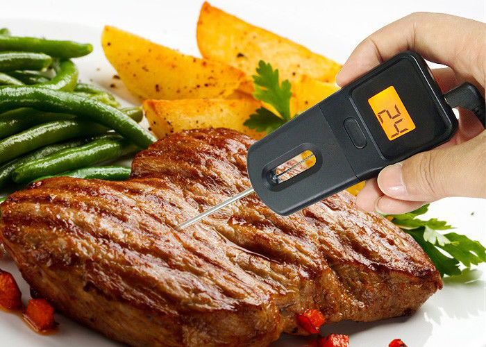 Deformable 2 In 1 Meat Bluetooth Thermometer Handheld Electronic With Magnet