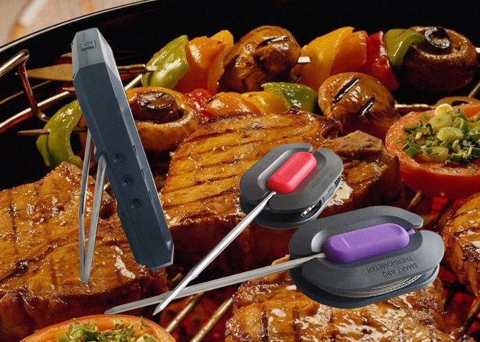 Grill BBQ 4.0 Bluetooth Steak Thermometer With Six Probes ABS Plastic Case