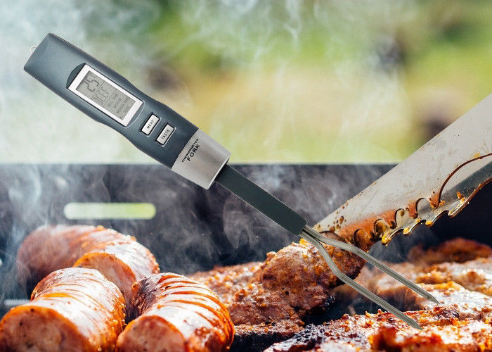 Meat Preset Lcd Backlight Bbq Temperature Thermometer Food Grade With 2 AAA Batteries