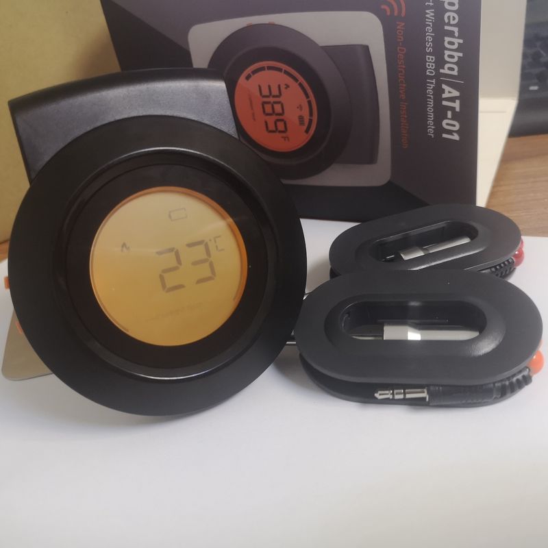 2 In 1 Structure Bluetooth Food Thermometer For Grill